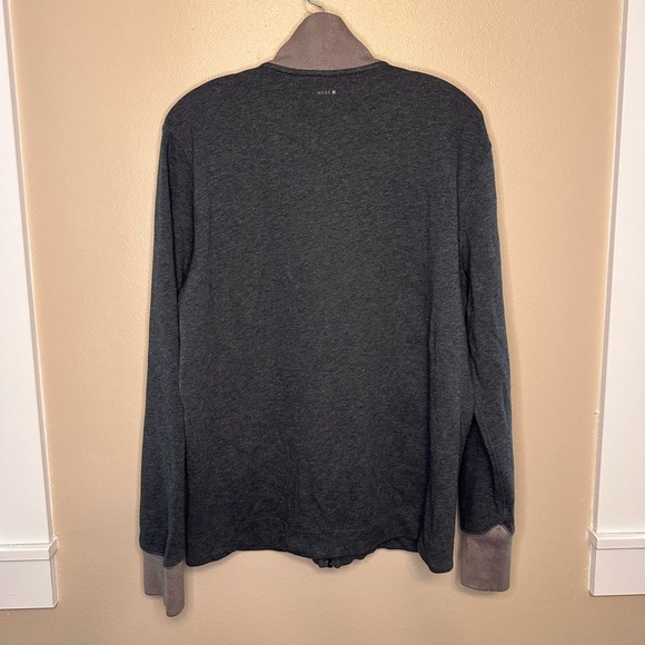 Hugo Boss Men’s Shepherd 33 Gray Full Zip Track Sweat Jacket Size XL Orange Lbl - Picture 6 of 7